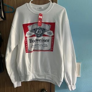 BNWT Budweiser crewneck